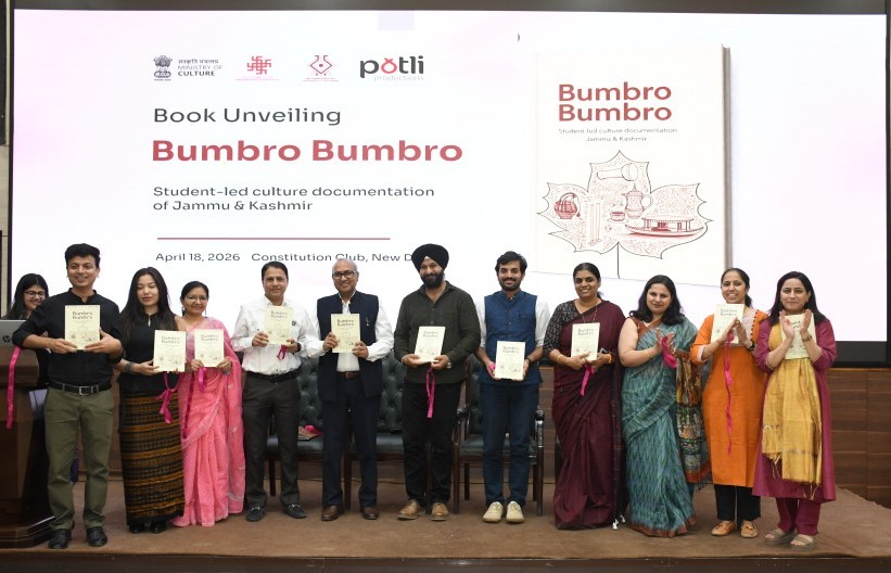 Launch of Bumbro Bumbro, Student-led book on J&K Culture